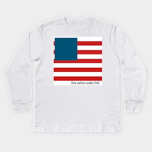 American Flag Kids Long Sleeve T-Shirt